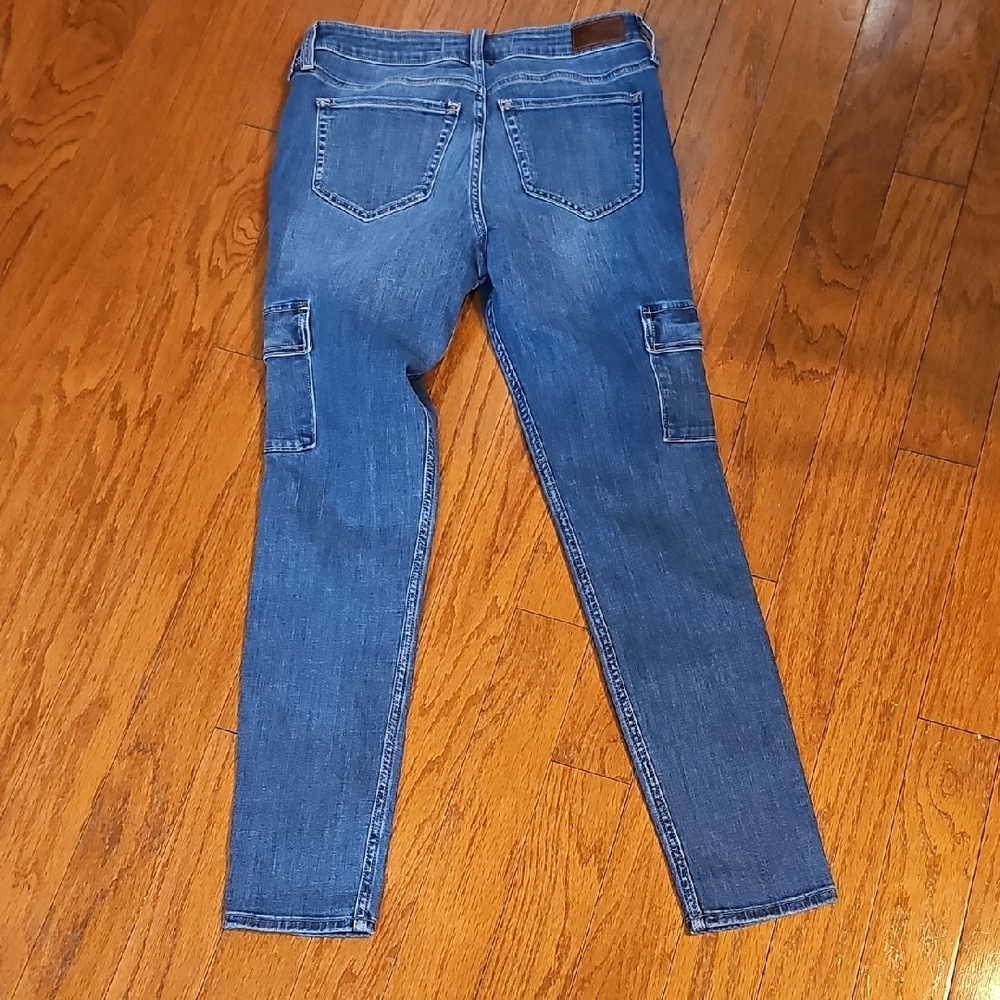 Hollister Women's Skinny Jeans in Classic Blue